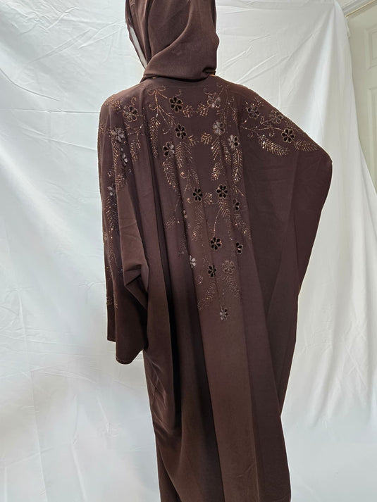 Translation missing: en.Lula Embroidered Floral Abaya