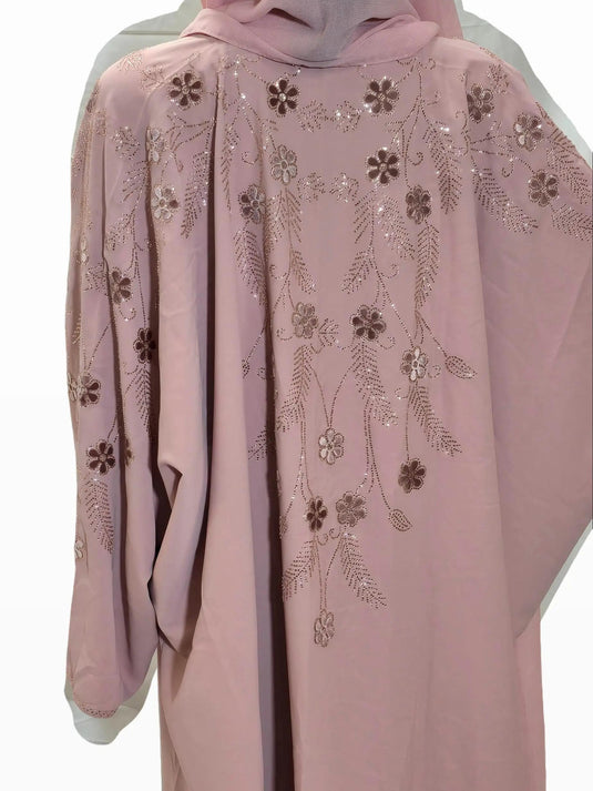 Translation missing: en.Lula Embroidered Floral Abaya